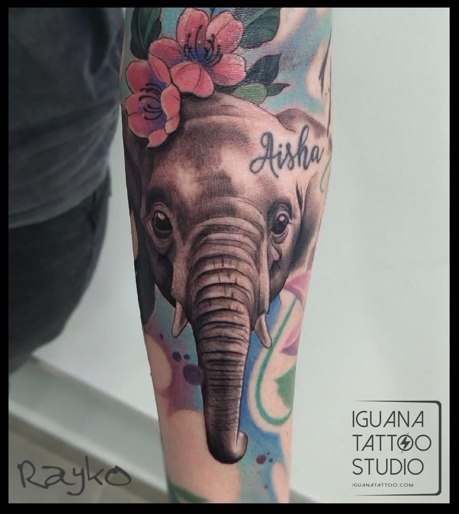Tatuaje de Rayko en Iguana Tattoo Studio Tenerife